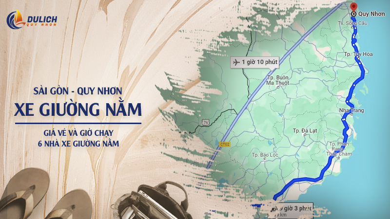 Review 6 nhà xe giường nằm Sài Gòn Quy Nhơn: Giá vé và giờ chạy